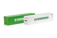 Herpa 076449-007 - H0 - Container 40 Evergreen (2 Stück)